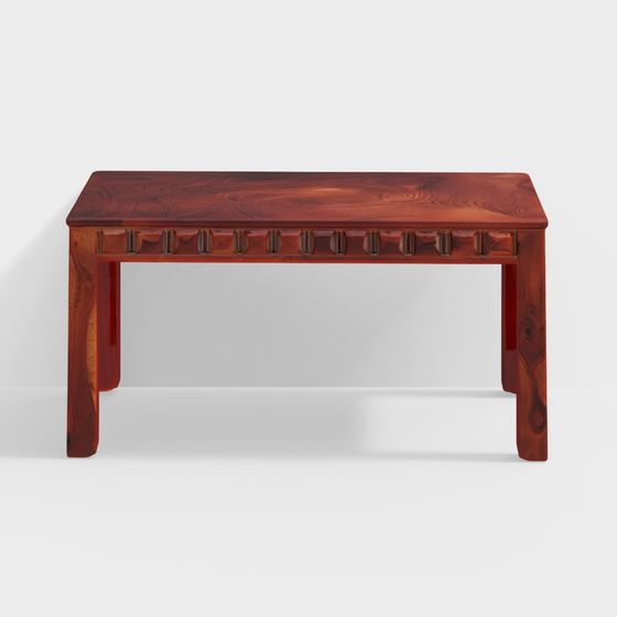 Woodrow Sheesham Wood(Rosewood) 6 Seater Dining Ta