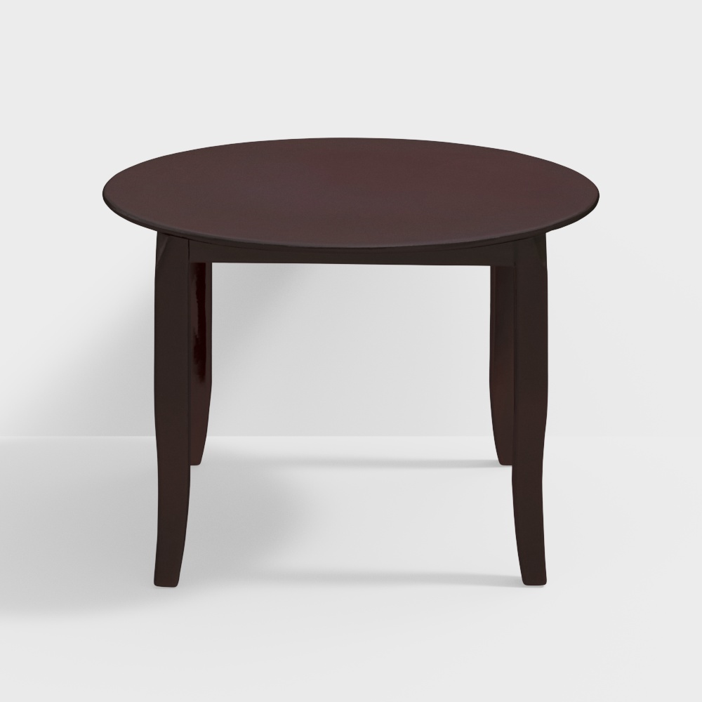Cardiff Rubber Wood Four Seater Dining Table in Exotic Finish
