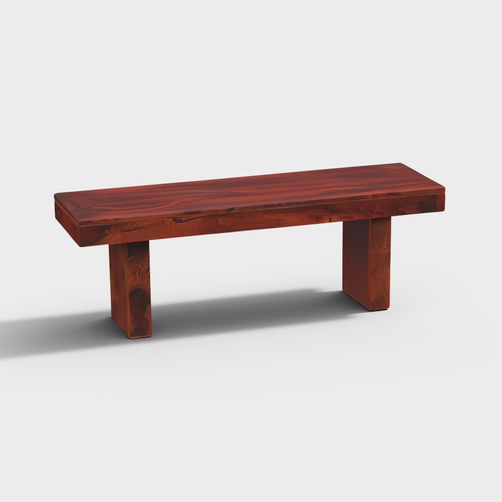 Austin Sheesham Wood (Rosewood) Dining Bench for 6