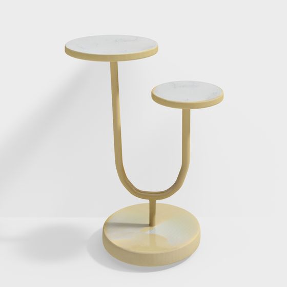 Marcel Metal Table in Gold Colour