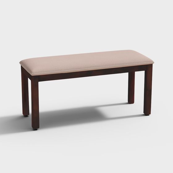 Aravali Rubberwood Six Seater Dining Bench in Anti