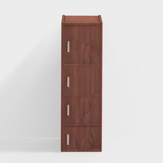 Elegant Storage Cabinet 3D model for Modern Interiors