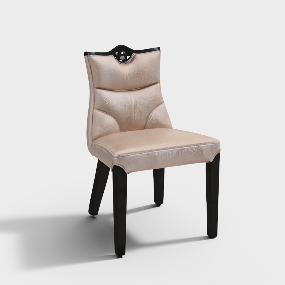 Alston Solidwood Dining Chair Set of 2 in Ivory Colour