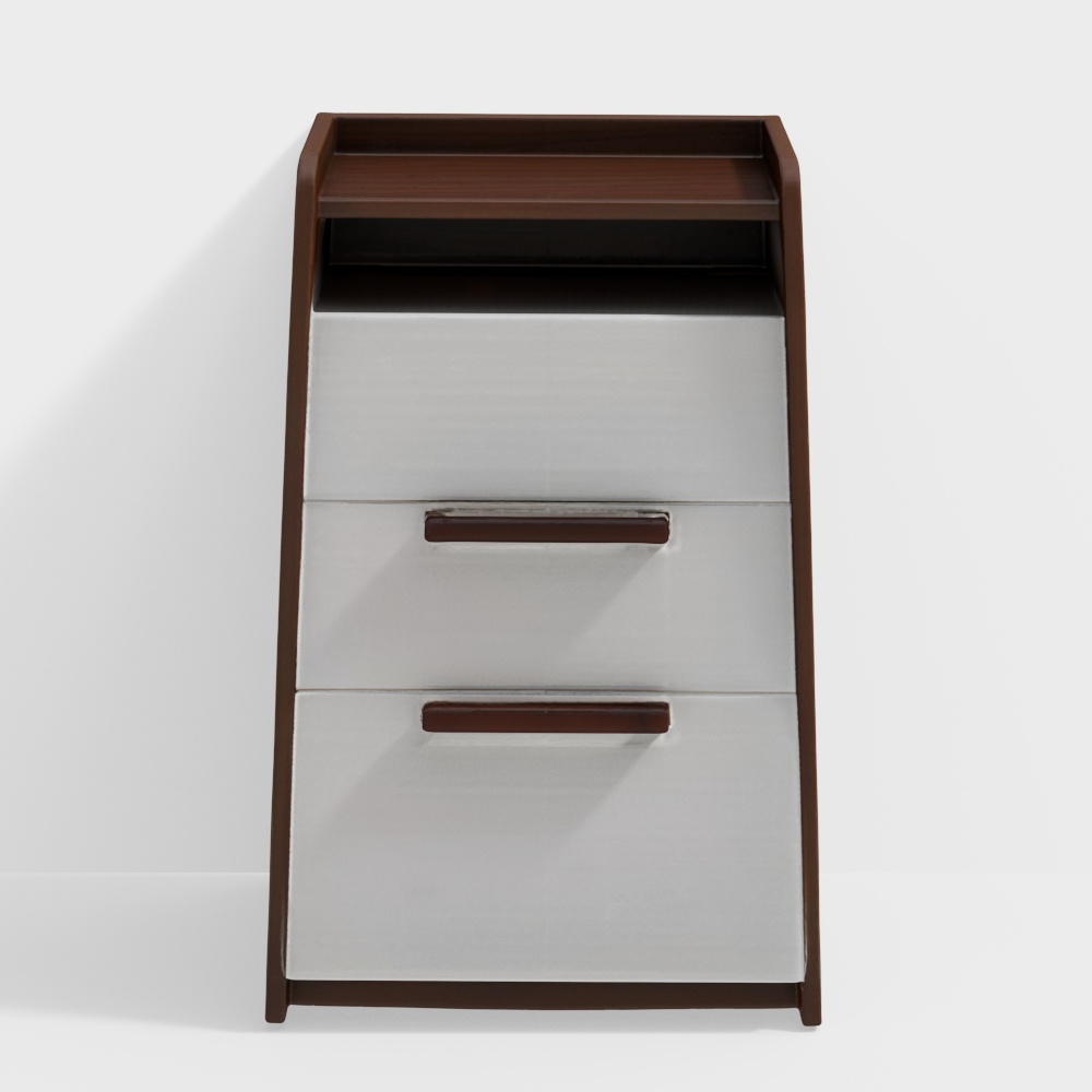 Modern Low-Poly Nightstand 3D model