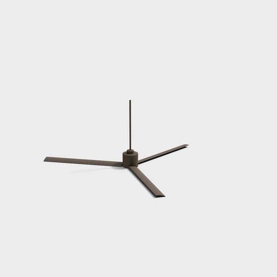 Minimalist Ceiling Fan 3D model