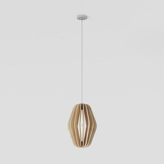 Origami Pendant Light 3D model
