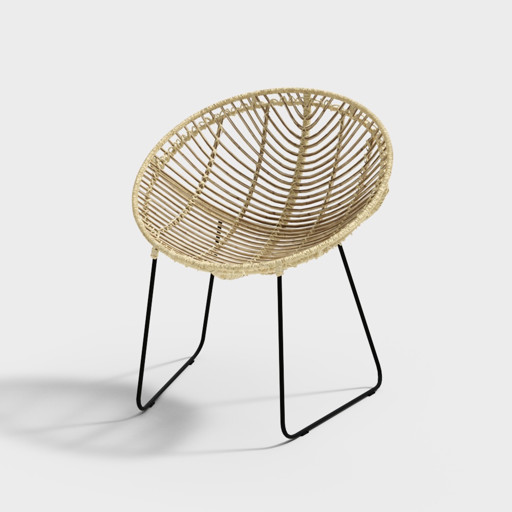 Silla de ocio de hierro