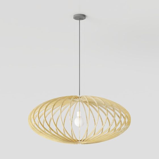 Artistic Low-Polygon Pendant Light 3D Model
