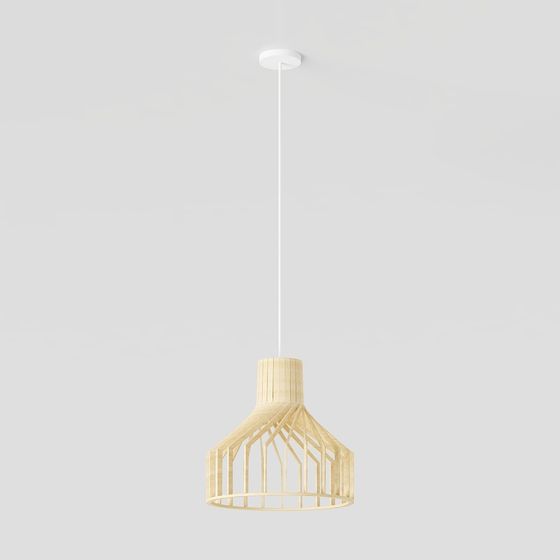 Stylish Low-Poly Pendant Light 3D model