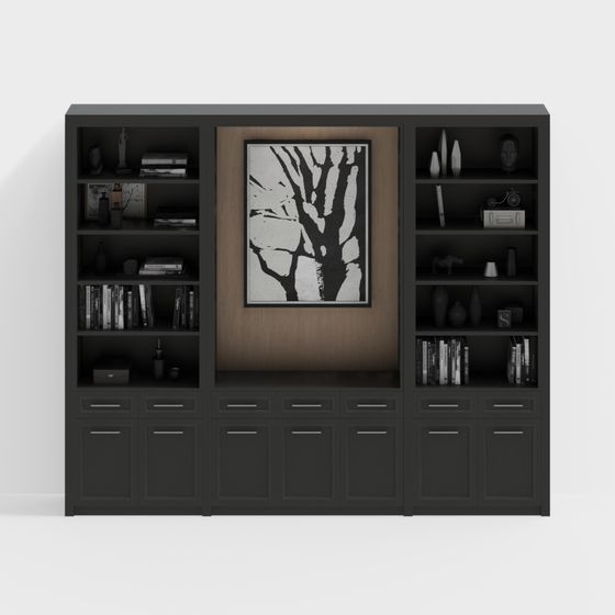 Urban Elegance Bookshelf 3D model