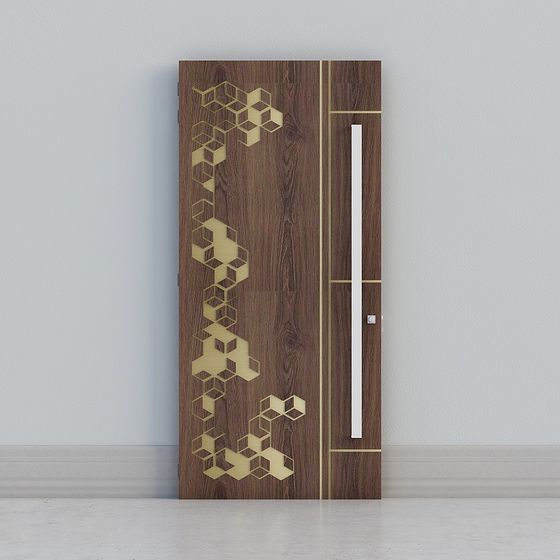 Geometric Light and Shadow Door 3D model