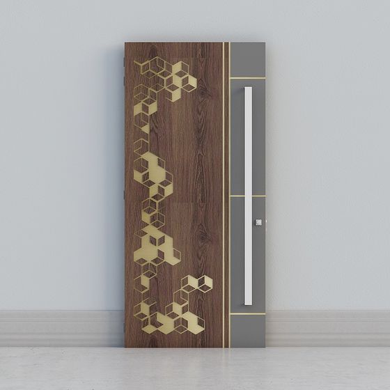 Geometric Light Shadow Door 3D model