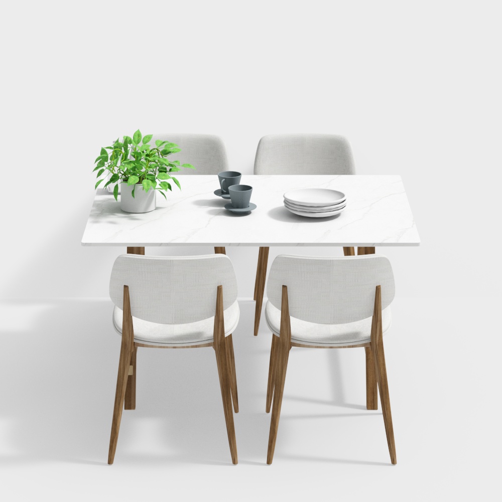 Minimalist Dining Table Set