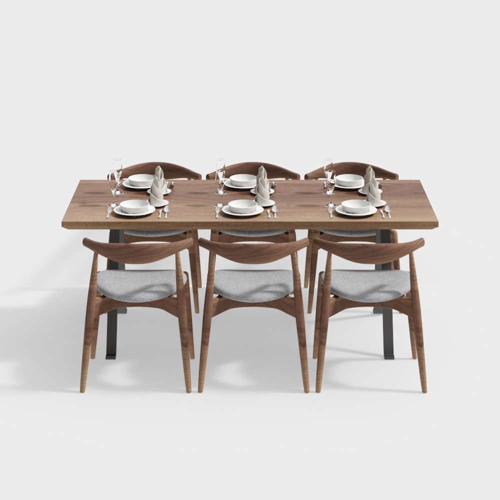 Wooden Dining Table Set