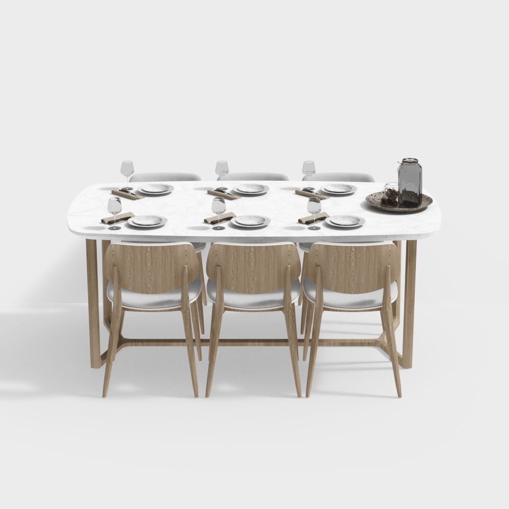Modern Dining Table Combination