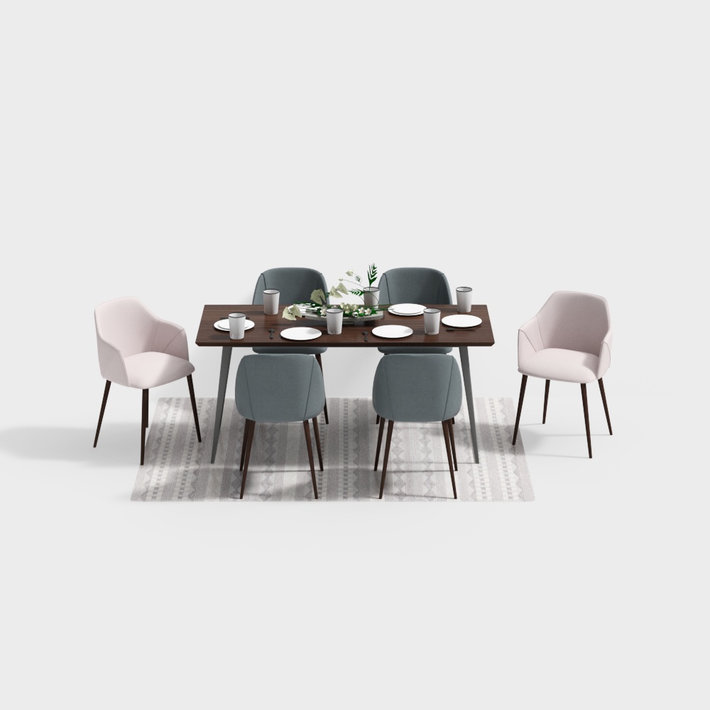 Modern Dining Table Combination