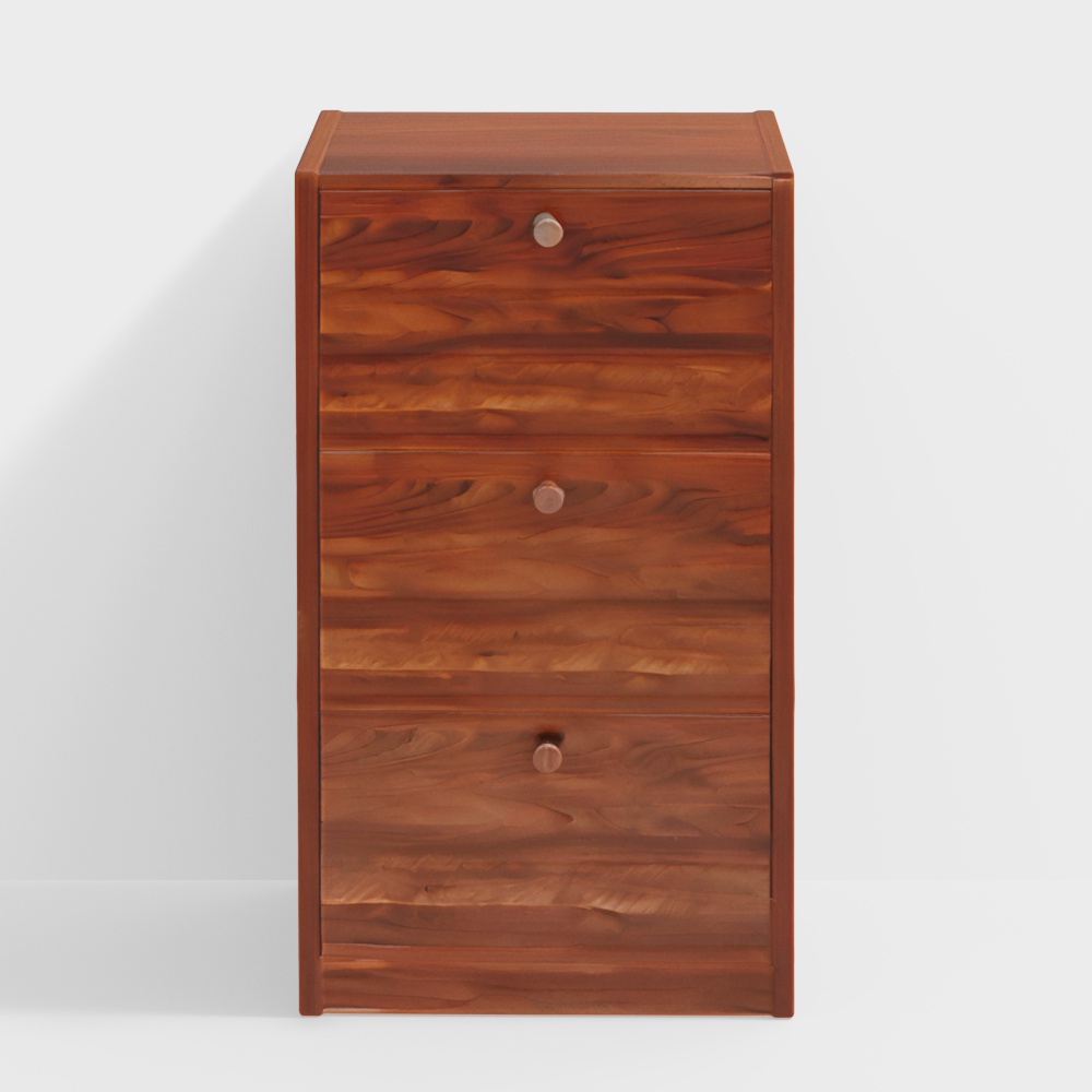 Shoe Cabinet with Pull-Down Foldable Drawers