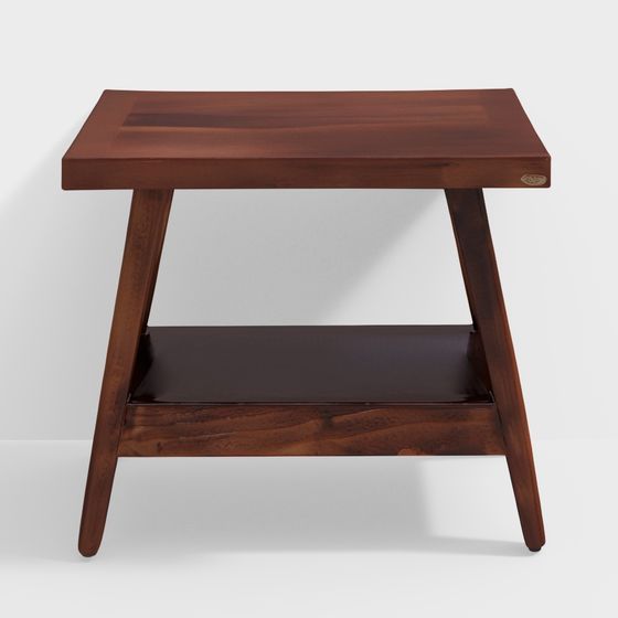 Stylish Low-Poly Side Table 3D model for Modern Spaces