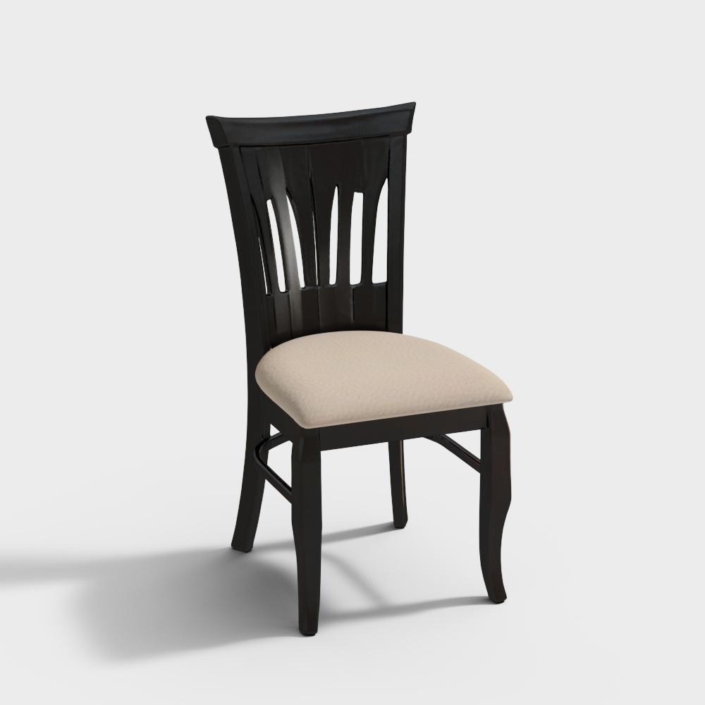 Cardiff Solidwood Dining Chair Set of 2 in Express Colour