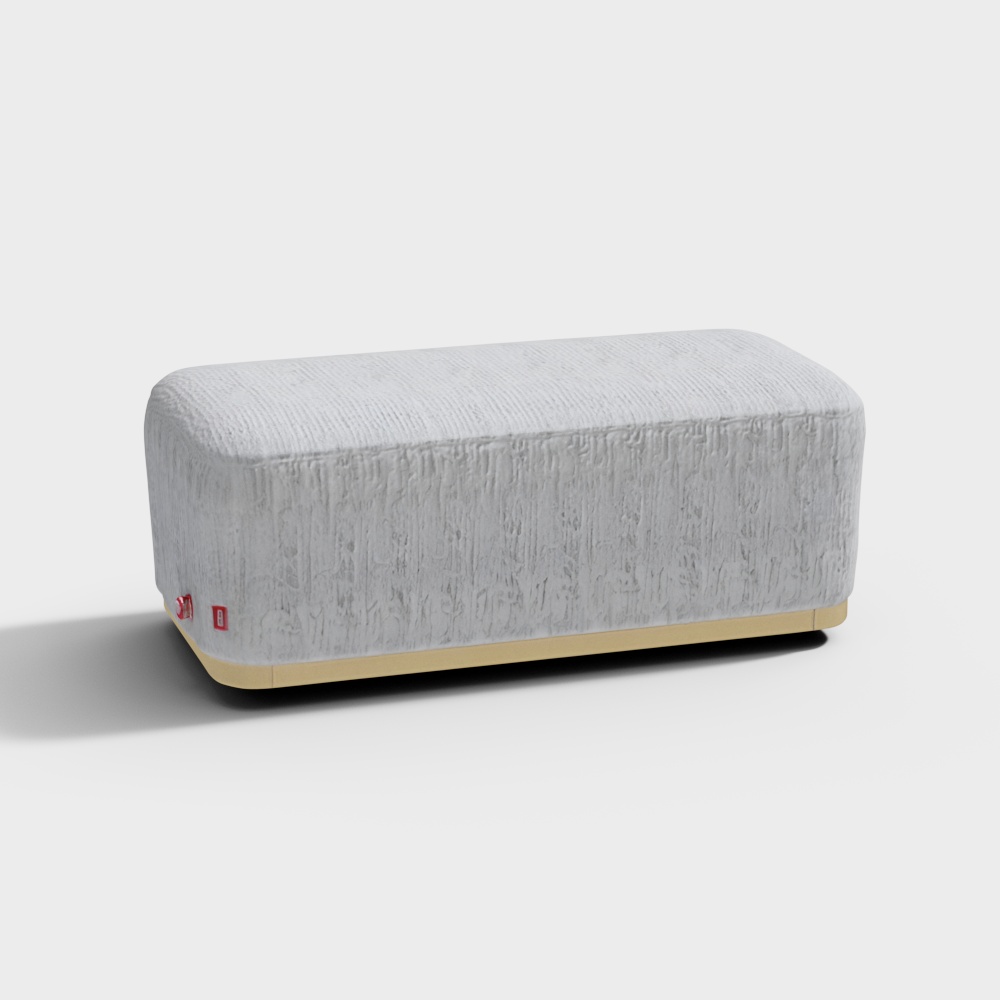 Boucle Bench in Dusk Grey