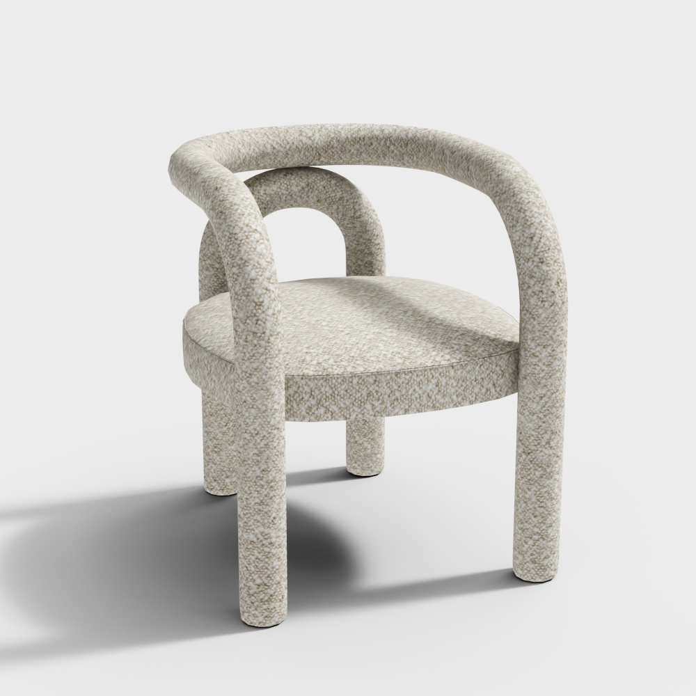 Chaise à dos ouvert