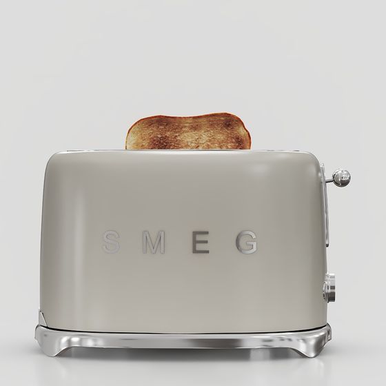 Retro Toaster 3D Model for Kitchen Design