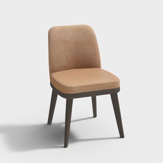 Cozy Chair 3D model for Modern Living Spaces