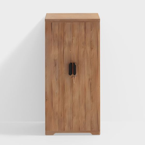 2 Door Wardrobe in Brentwood Oak Finish