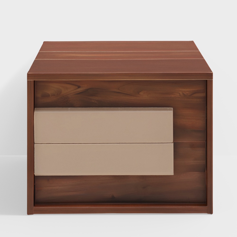 Bedside Table in Two Tone Finish