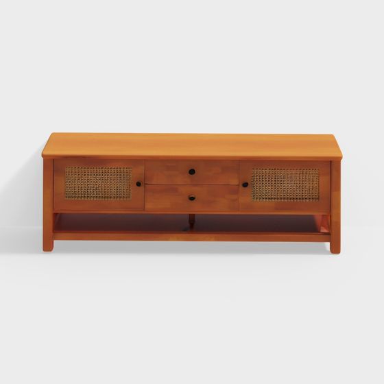 Vintage TV Cabinet 3D model for Modern Interiors