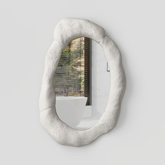 Unique Organic Mirror Frame 3D model