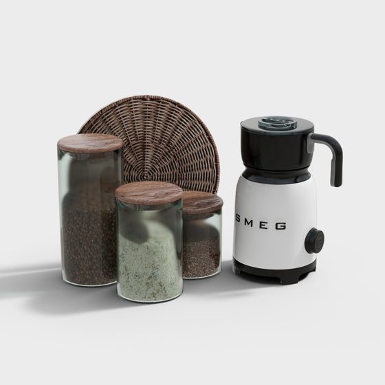 Modern Vintage Kitchen Essentials 3D model