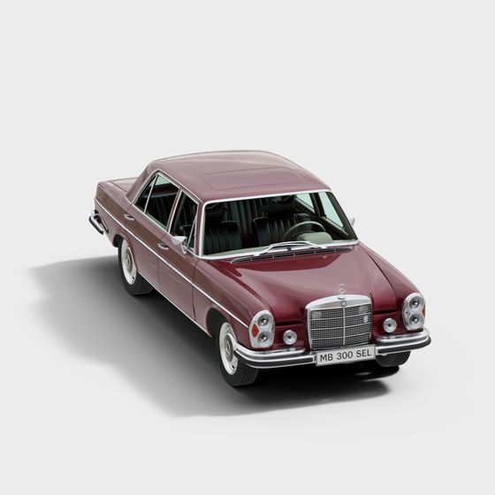 Classic Mercedes-Benz MB 300 SEL 3D model