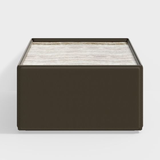 Elegant Square Storage Box 3D model