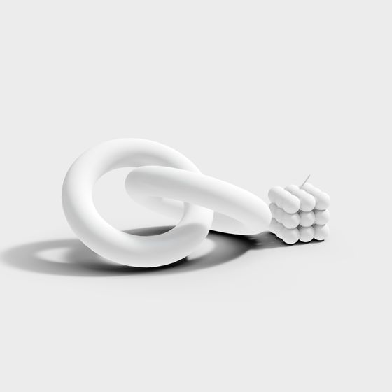 Knot and Sphere 3D model