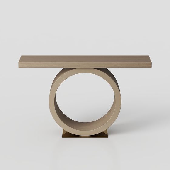 Circular Art Table 3D model
