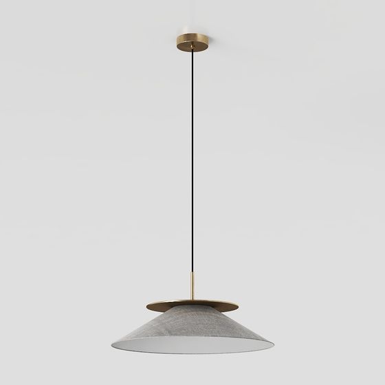 Elegant Minimalist Chandelier 3D model