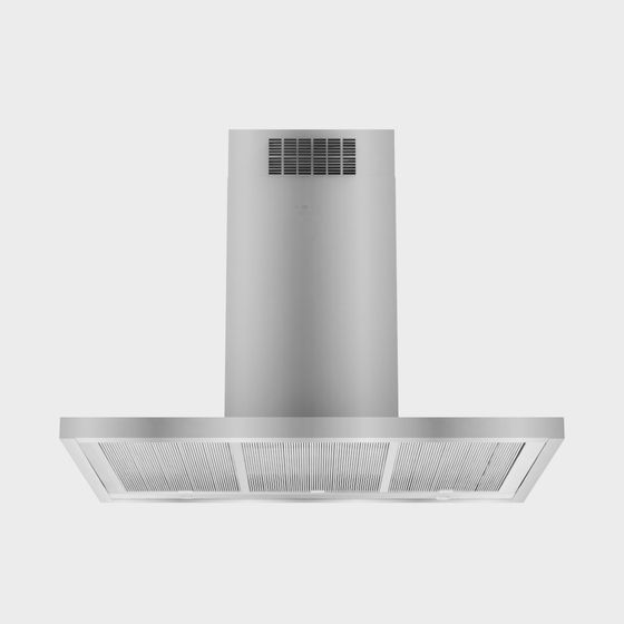 Sleek Stainless Steel Range Hood 3D model