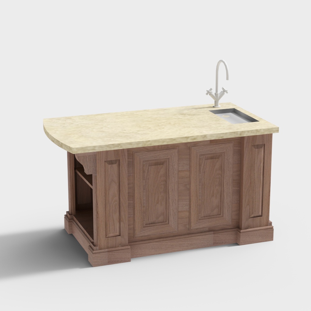 American Style Island Platform