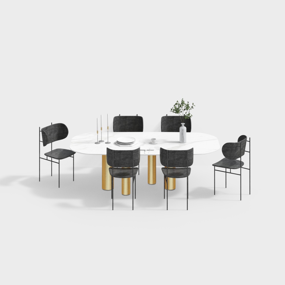 모던 스타일 식탁