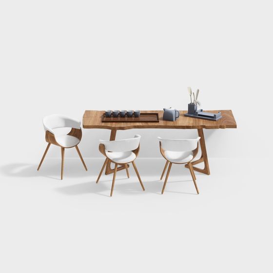 우드 스타일 식탁