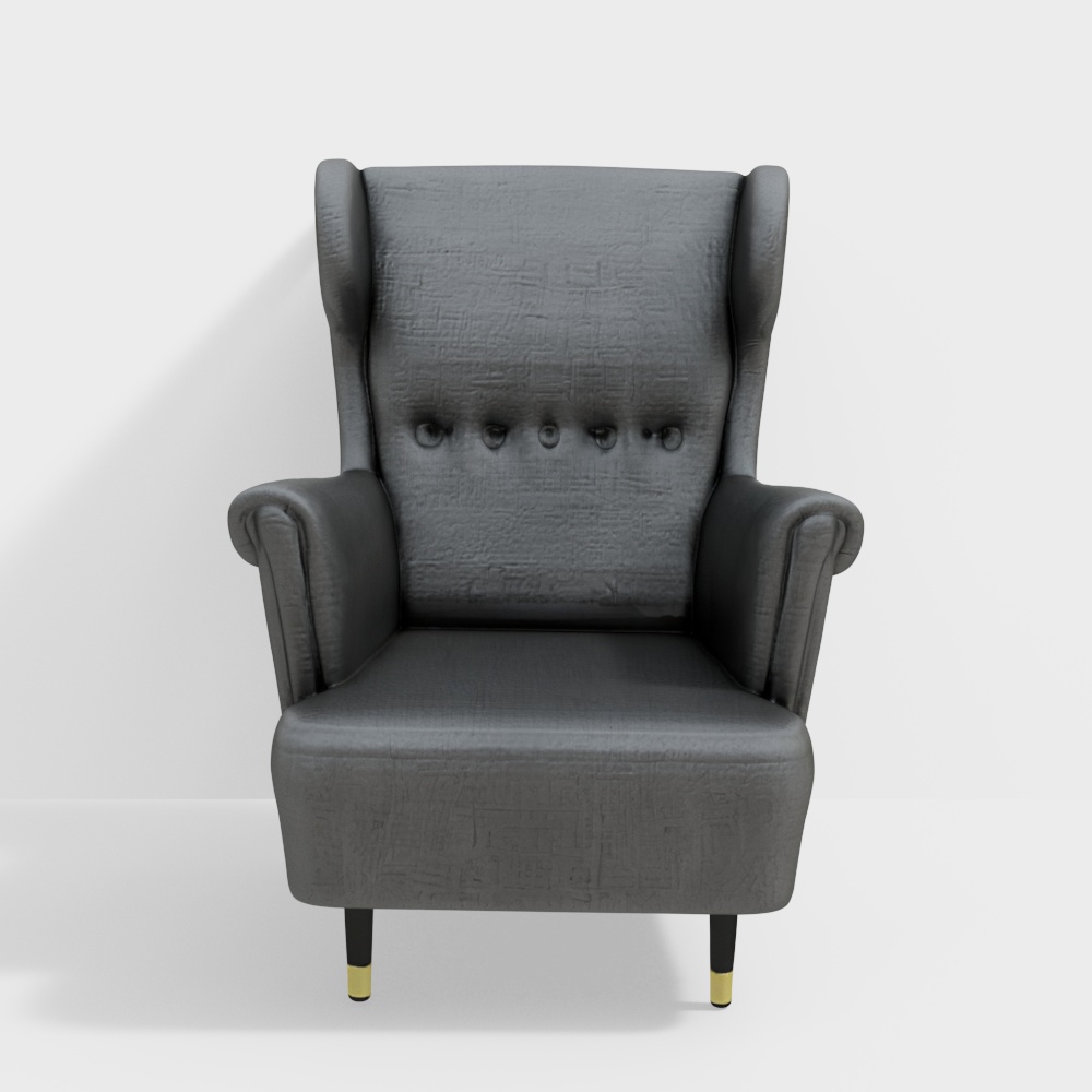 Nicco Wing Chair - Reflection Charcoal Grey