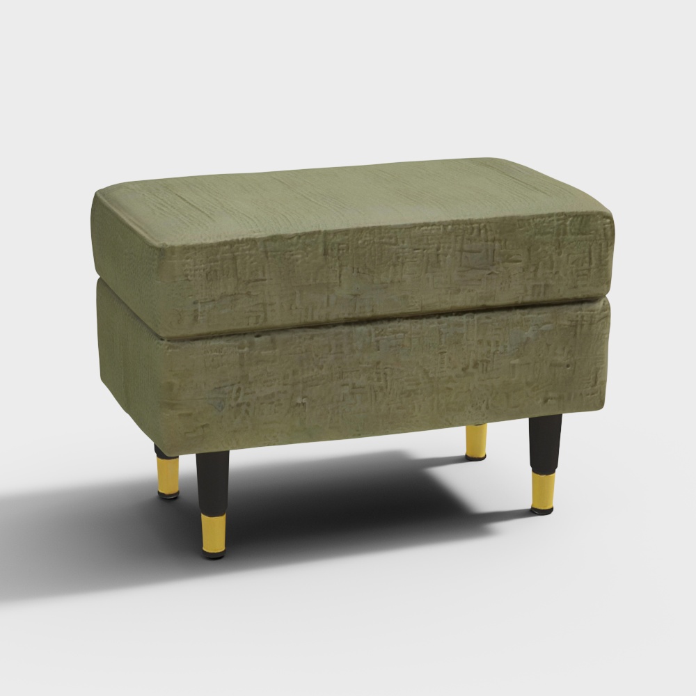 Nicco Wing Chair + Ottoman - Reflection Green