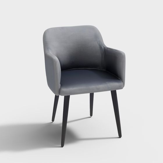 Elegant Urban Sofa Chair 3D model for Modern Interiors