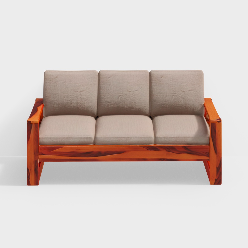 Bahamas Sheesham Wood Sofa