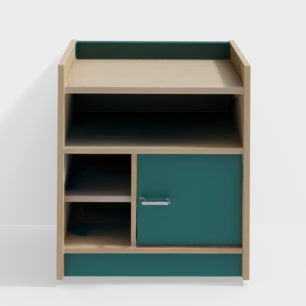 Meuble à chaussures Petulo avec 1 volet