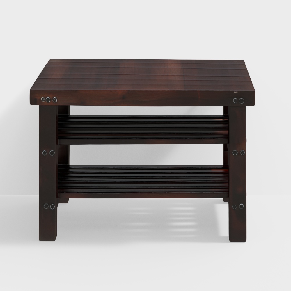 Geta Sheesham Wood Shoe Rack