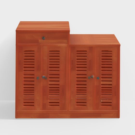 Vintage Storage Cabinet 3D model for Creative Projects