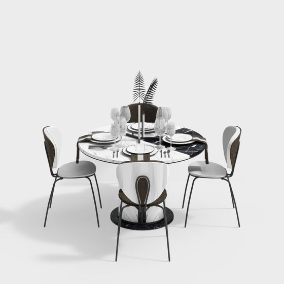 Urban Dining Table 3D model