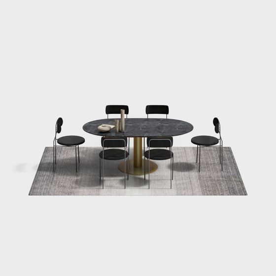 Urban Living Room 3D model